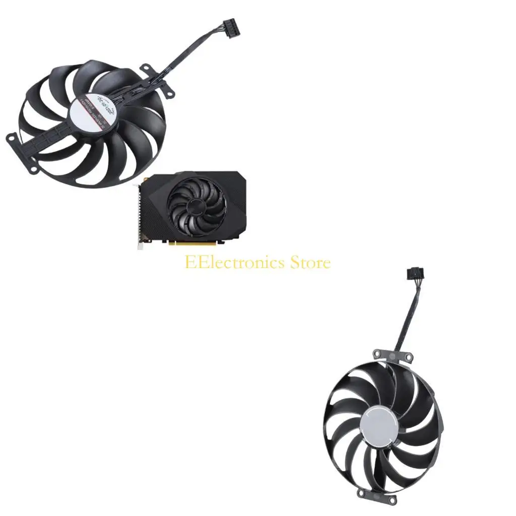 

B03C 95mm 4Pin Video Card Fan Graphics Card Cooling Radiators for GTX1650 1630 GDDR6
