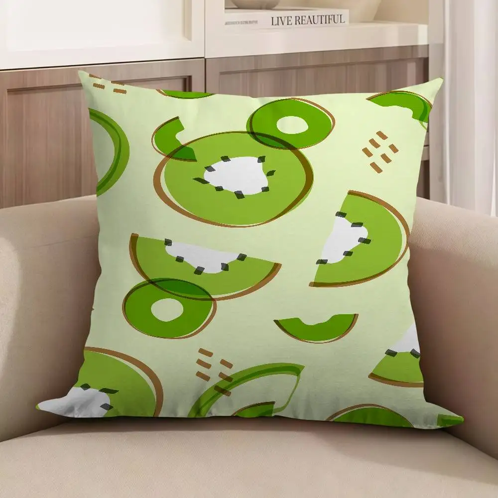 

Kiwi Fruit 45*45cm Cushion Cover Pillow Cover Decor Pillowcase Home Pillowcase For Couch Pillow
