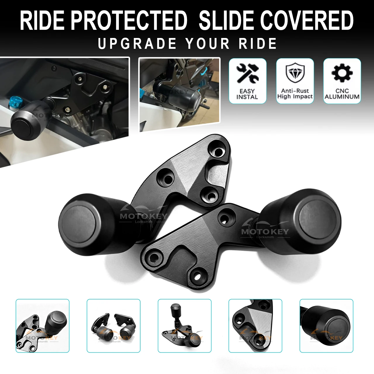 

Motorcycle Accessories Frame Sliders Crash Protector Body Engine Fall Protection For CFMOTO675SR-R 675SR 675NK Crash Protection