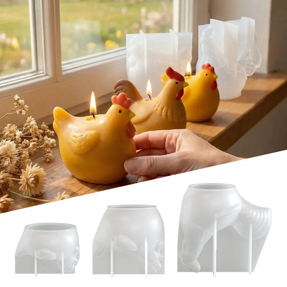 

Силиконовая форма для свечей и мыла «Пасхальные украшения»: курица, петух, для ароматических свечей, мыла, гипса, смолы, для рукоделия, изготовления домашних украшений
