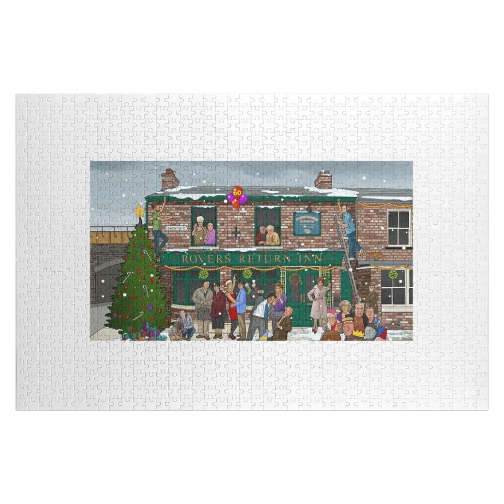 

Happy Coronation Street Jigsaw Puzzle Woods For Adults Custom Child Personalised Puzzle
