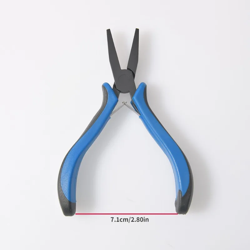 1PC Flat Mouth Pliers DIY Hand Mini Clamp Tool Flat Nose Locking Plier Fishing Hook Wear-resistant Non Slip Hand Tool