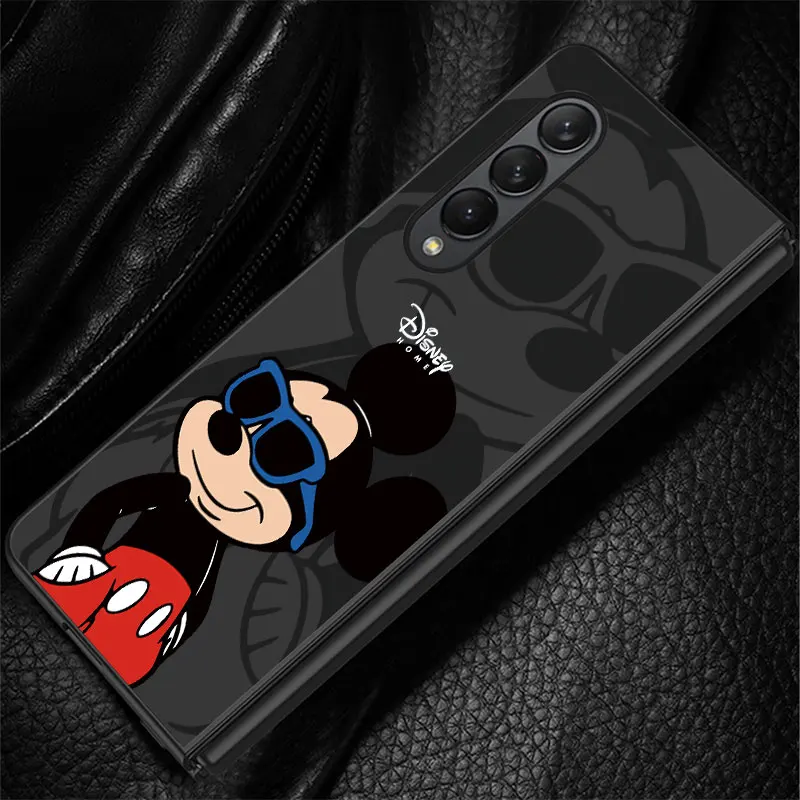 Disney Cartoon Mickey etui do Samsung Galaxy Z Fold5 5G Z Fold4 ZFold4 Z Fold3 czarna obudowa odporna na wstrząsy