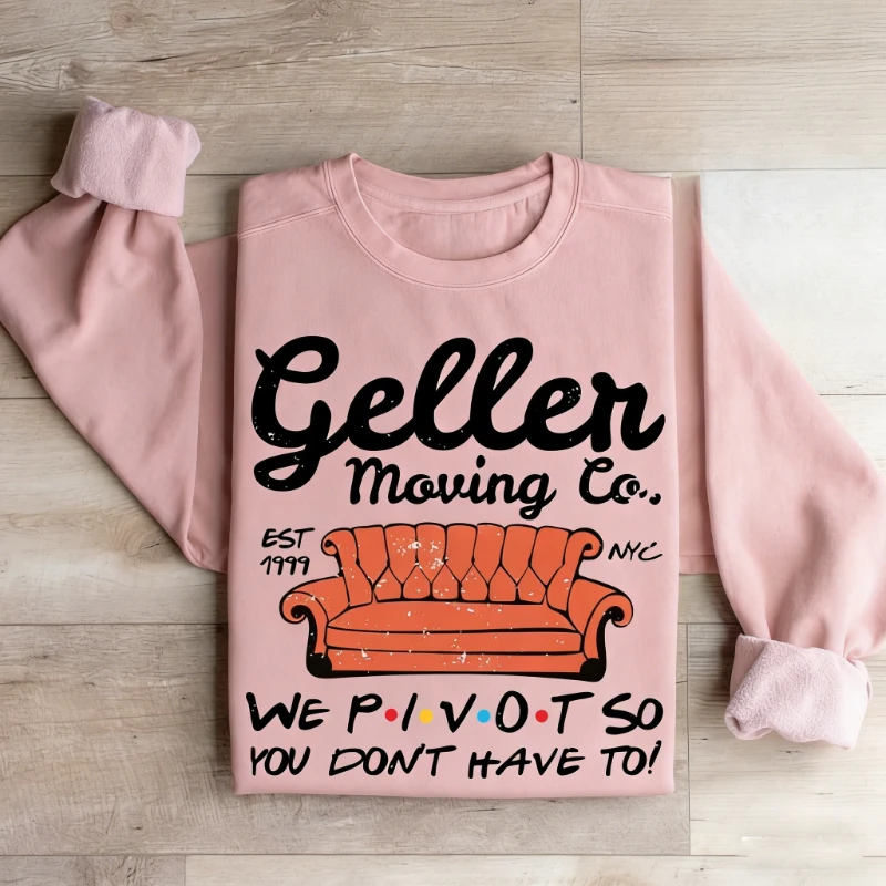 الأصدقاء روس جيلر محور الخريف والشتاء البلوز برنامج تلفزيوني Crewneck مطابقة هوديس طويلة الأكمام الدفء الكبار البلوز