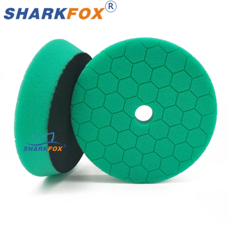 Sharkfox 5/6“ Car Sponge Polishing Pad Self-Adhesive Buffing Waxing Sponge Wool Wheel Polishing Pad For Car Polisher Drill