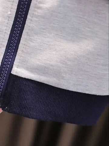 Höstset för småbarnspojkar med löst tryck, digitaltryckt kappa + t-shirt + vardagliga sportbyxor, 3-delat set 6 best sales pojkkläder - №5