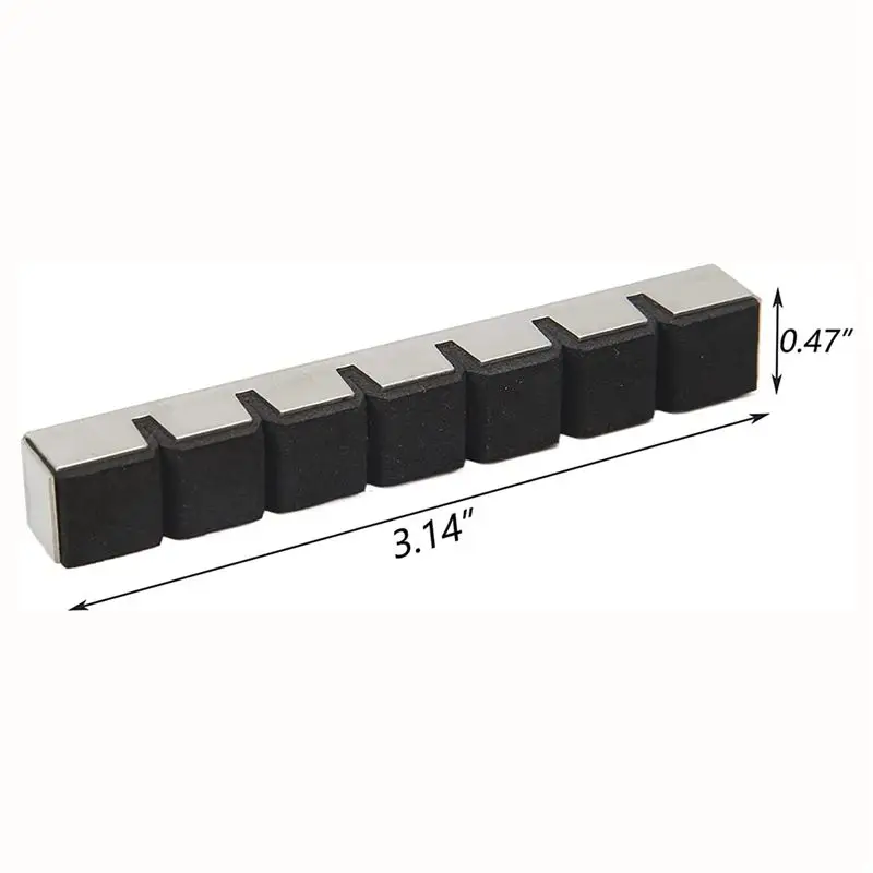 B48B-2X Adjustable Guitar Muter String Dampener Universal Guitar Fretboard Silence Pad Sponge Mute Mat