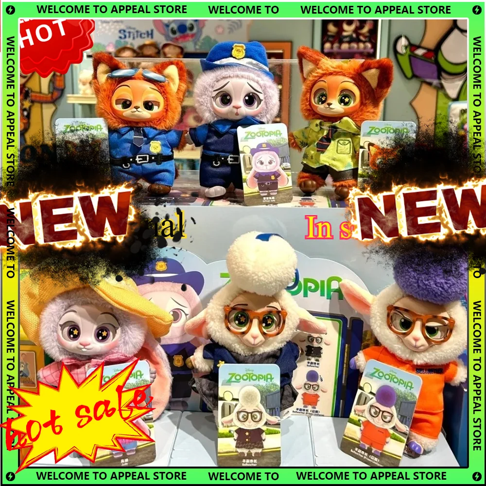 

Zootopia слепая коробка милый Ник Джуди фигурку Zootopia плюшевая виниловая кукла Mystery Box аниме фигурки мультяшная коллекция модель игрушки