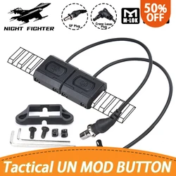 WADSN Tactical Flashlight Mod Button UN Remote Pressure Switch 2.5MM/3.5MM SF Crane Plug Pressure Switches Fit Keymod M-Lok