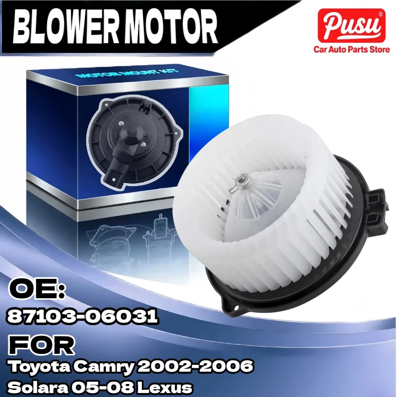 

HVAC Blower Motor with Wheel for Toyota Camry Solara Lexus 2002-2008, Fits 87103-06041, SK700054, 700054