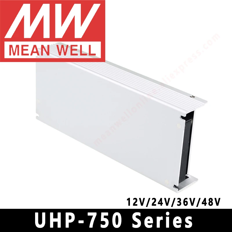 Original Mean Well UHP-750-12/24/36/48 meanwell UHP-750 Series 750W Fanless design Slim Type with PFC Switching Power Supply