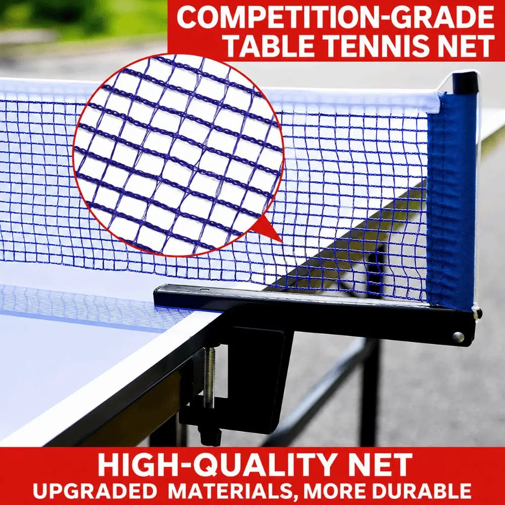 Standard Table Tennis Net Foldable Post Thicked Ping Pong Net Adjustable Clamp Easy Install Table Tennis Net Post Universal