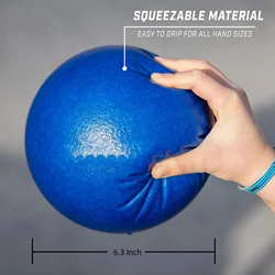 Dodgeball, 6.3 inch Skin Foam Dodgeball,  Low Bounce, Handball, Kickball, Playground Ball, Team ball Sports, Soft Skin