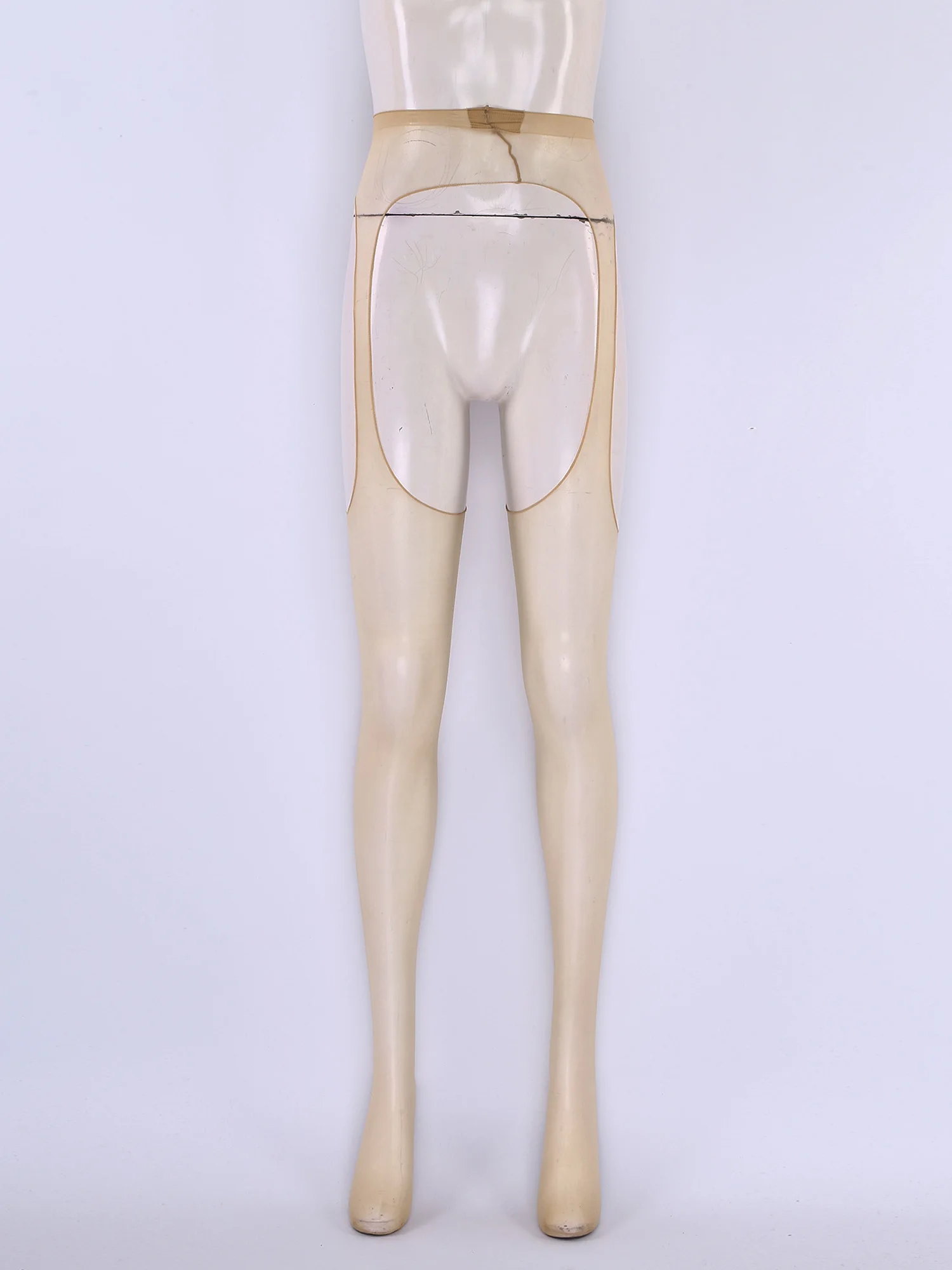 

Женские эротические ультратонкие соблазнительные колготки с вырезами, открытой промежностью и открытой задней частью, облегающие боди-чулки для свиданий и ночных игр