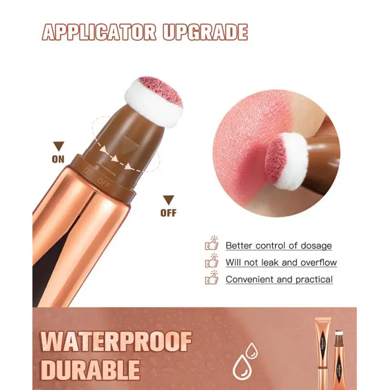 5 Farben multifunktion aler Make-up-Stift flüssige Kontur Bleistift erröten Text marker nicht schwind lig mit Make-up dauerhafte Gesicht Make-up-Tool