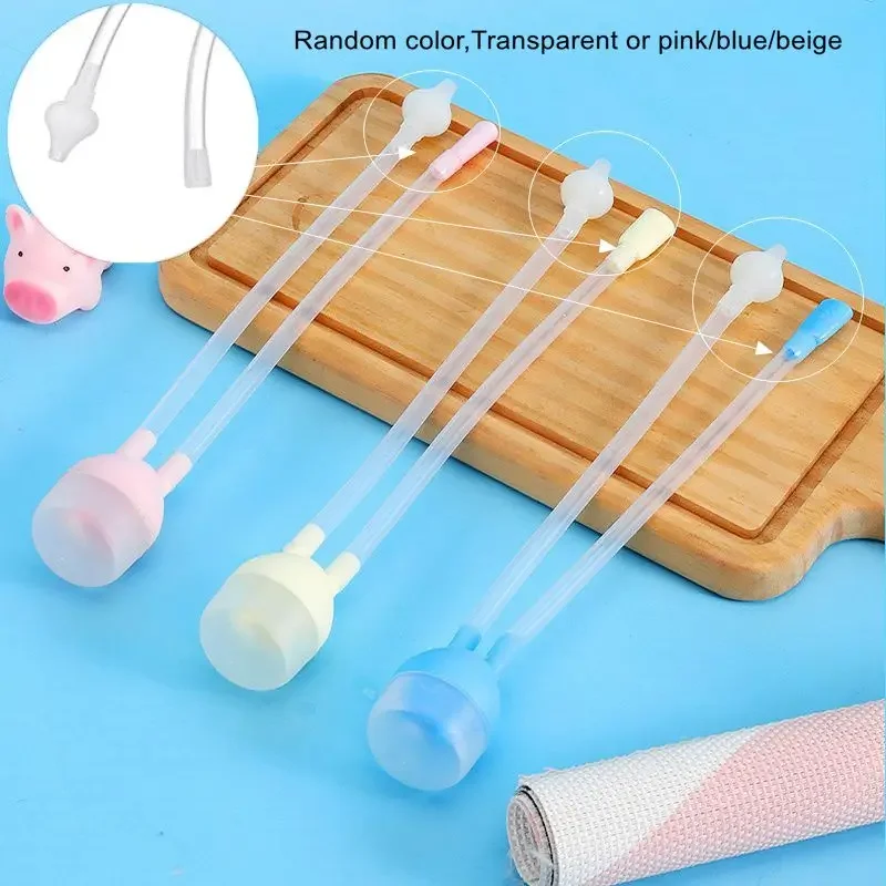 

Baby Infant Nasal Aspirator with Mouth Suction Anti-Reflux Design for Cleaning Nose Mucus Safe Non-Toxic Clean Pipe Inhaler