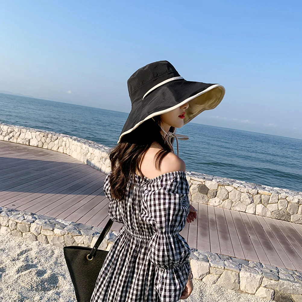 

1Pcs Summer Sunhat Women Fishing Hat Durable Lightweight Easy Carry for Beach Vacation Park Travel Hiking Camping Gardening