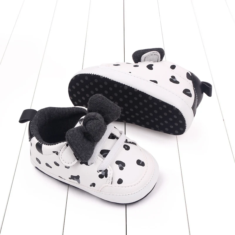 2025 printemps automne Velcro 0-1 ans bébé chaussures pour apprendre à marcher intérieur bébé chaussures nœud chaussures décontractées BH2322