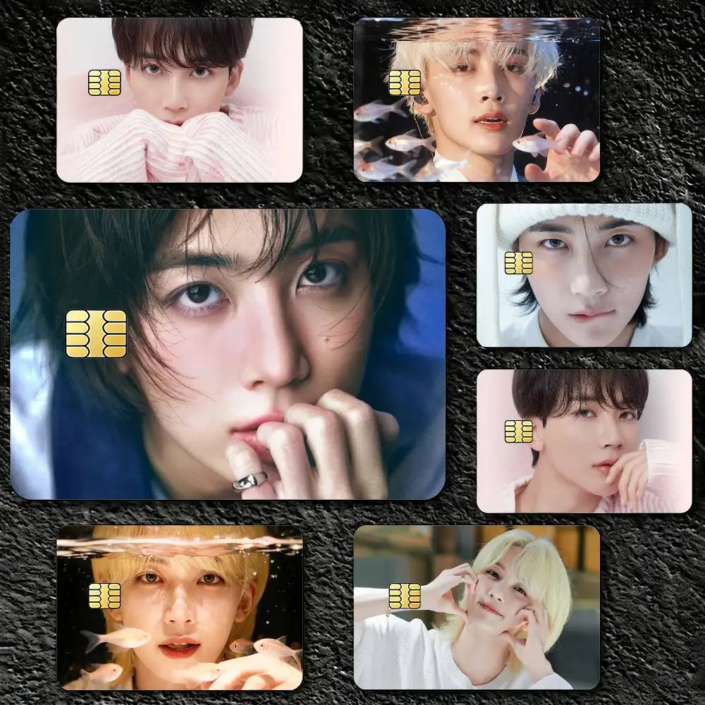 

J-JeonghanS Angel Face Credit Card Skin Stickers For VISA Bank Bus Metro Access Card Protective Film Cover Sticker