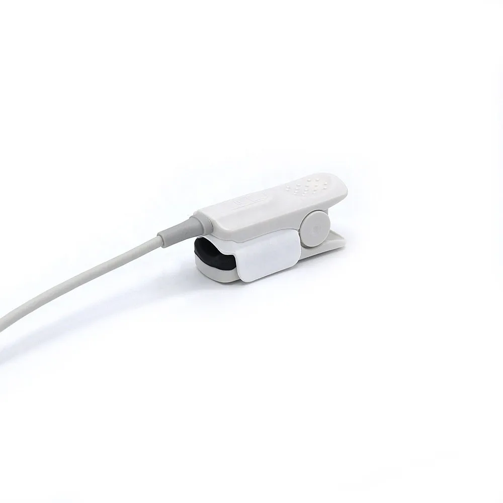 Compatible Reusable SPO2 Sensor Mindrays 512FLH Adult Finger Clip Probe Cable 7 Pins T5/T8