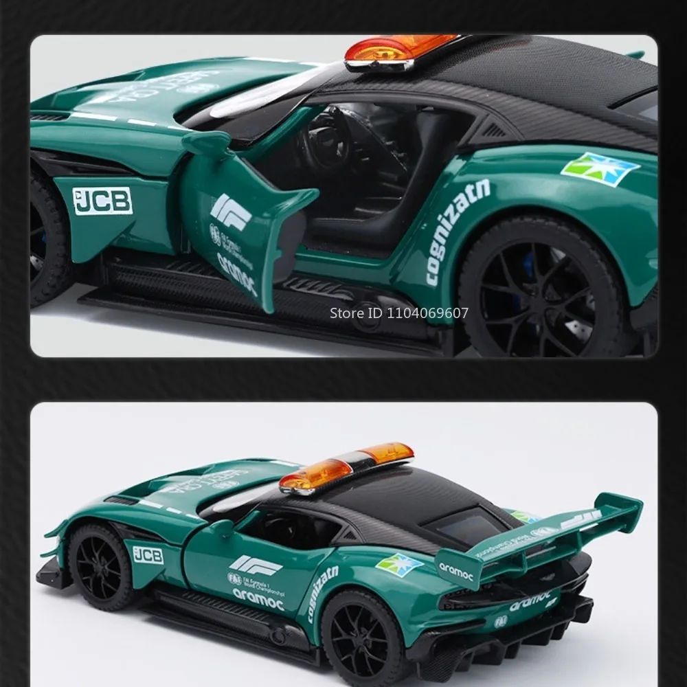 1:32 스케일 불칸 합금 모델 자동차 다이캐스트 장난감 휠 풀백 미니어처 차량 문 열림 슈퍼카 유아 어린이 선물