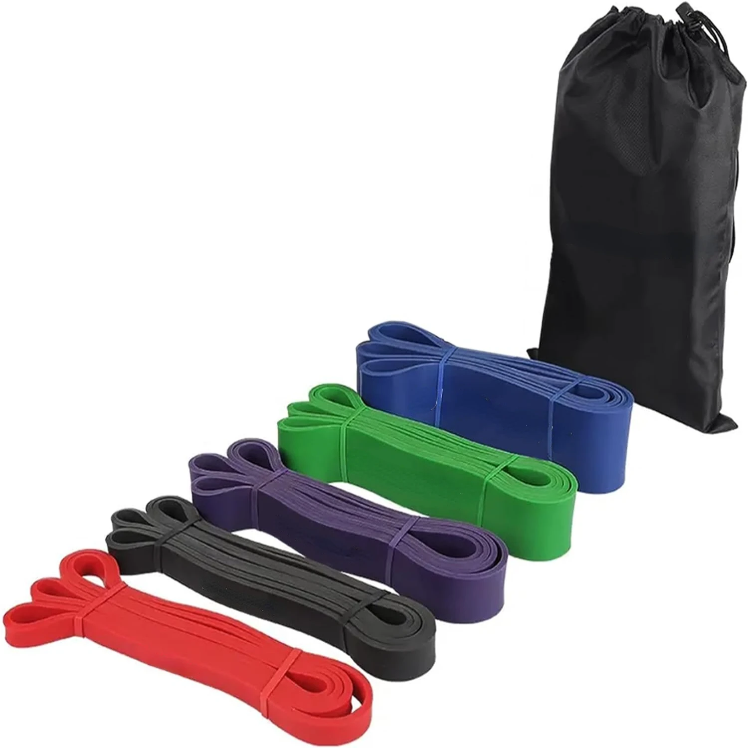 

High Resistance Heavy Duty Durable Resistance Bands for Weightlifting, Pull up Assistance, Strength Training, and Stretching - E