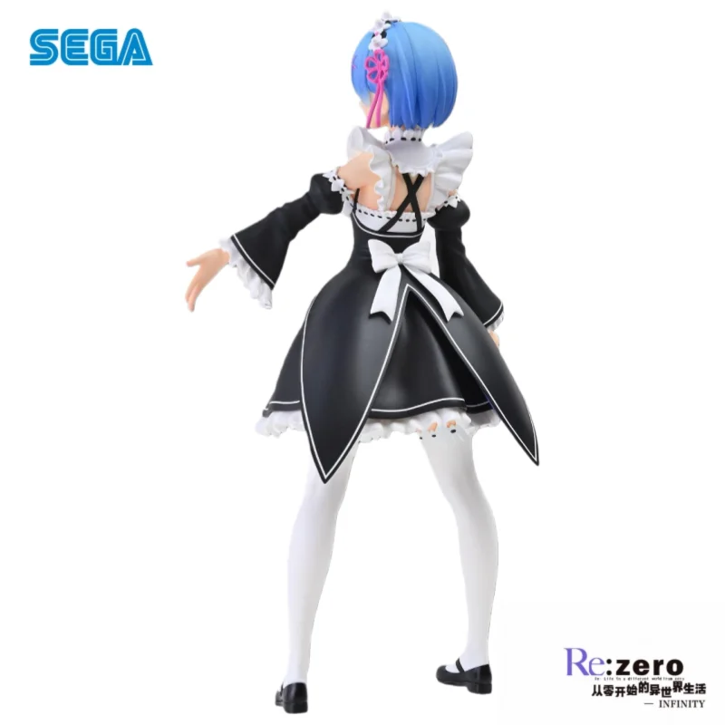 En Stock Sega Original Re Zero-arranque la vida en otro mundo Rem figura de acción modelo muñeca nuevos juguetes en caja modelo garaje