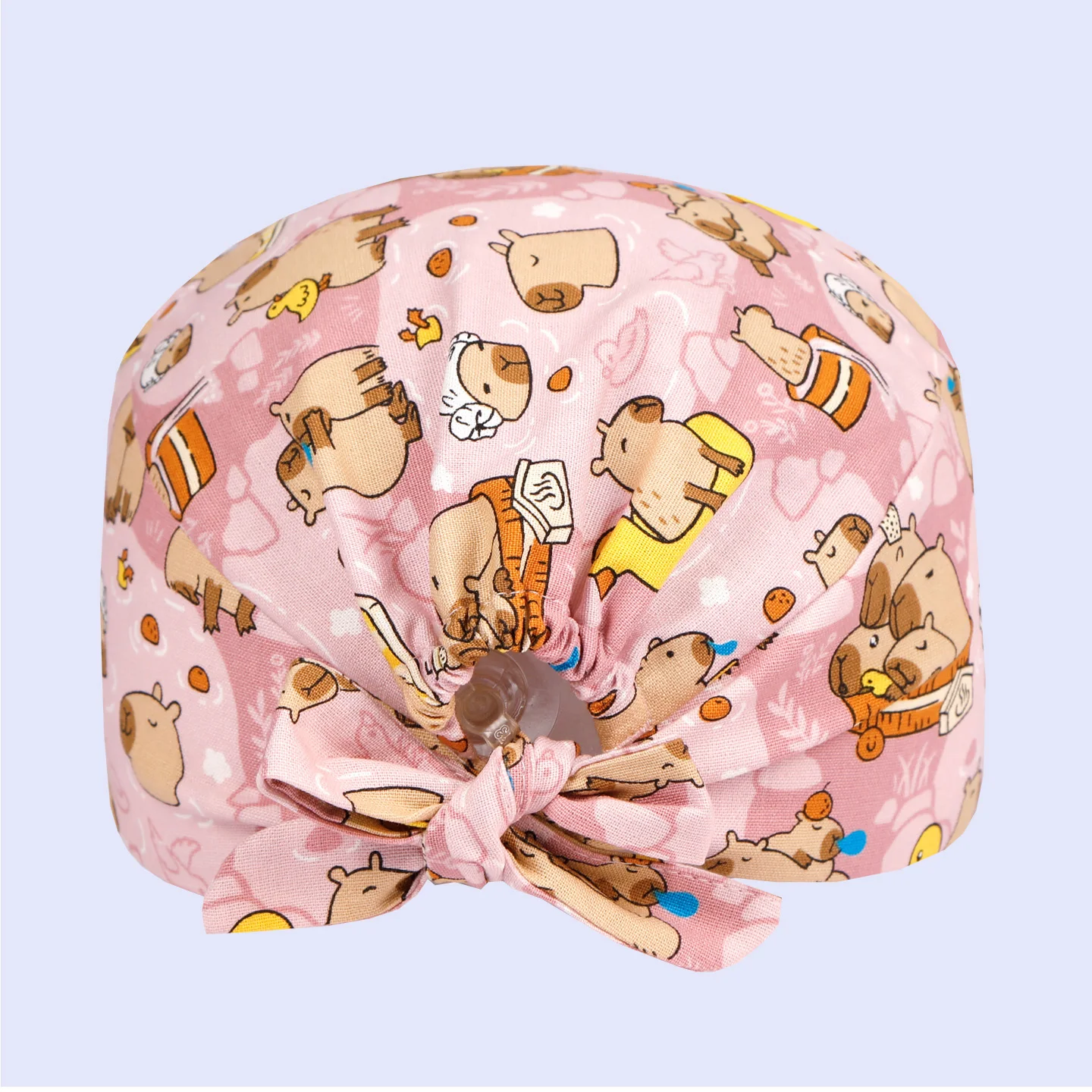 Leuke Patronen Scrub Caps Chirurgische Hoed Roze Vrouwen 100% Katoen Spa Ziekenhuis Tandheelkundige Medische Benodigdheden Operatiekamer Caps M1191