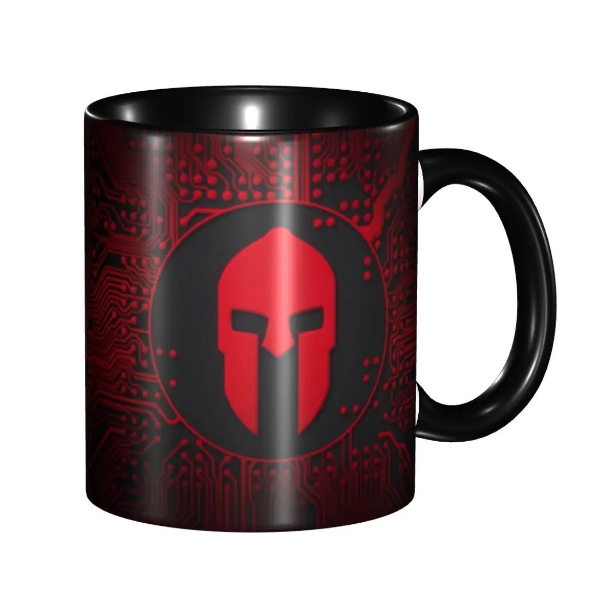 

Custom Sparta Warrior Spartan Skull Mug DIY Ceramic Milk Tea Coffee Cups