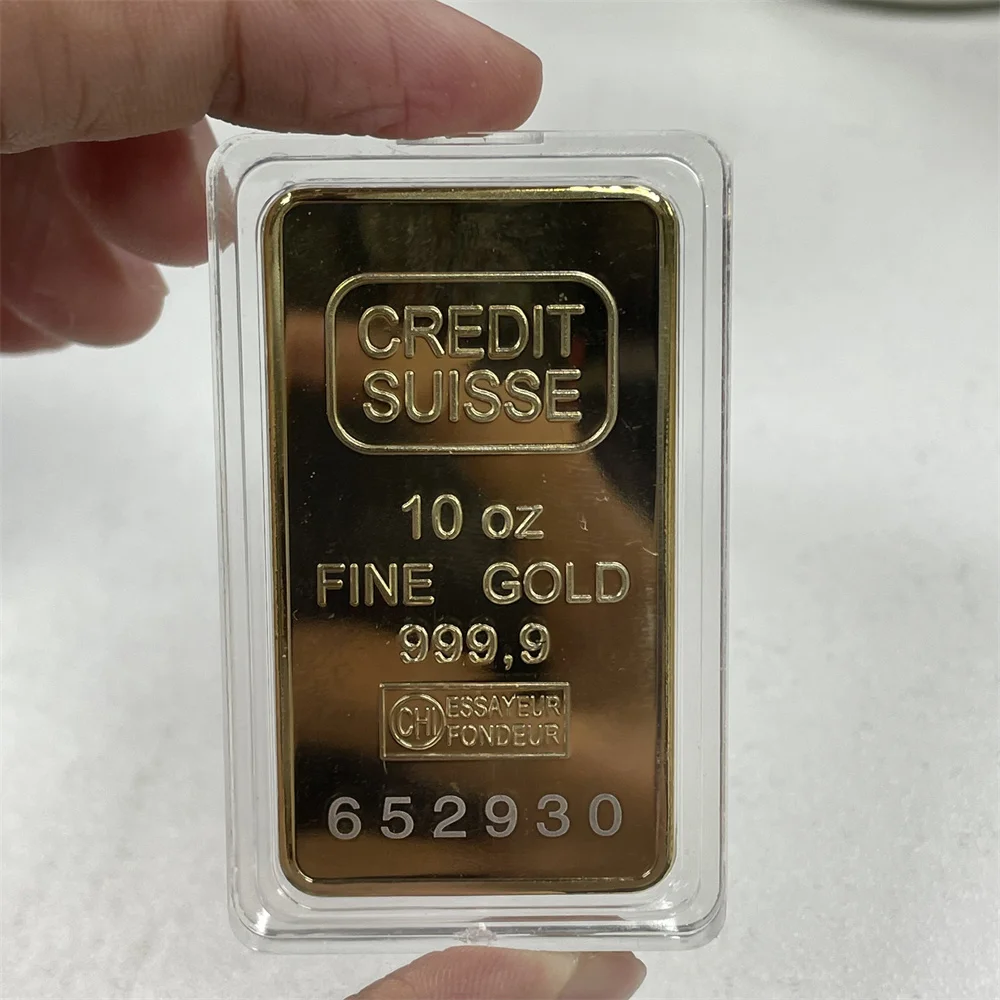 الجملة حار بيع تصميم 10 أوقية الدولار الأمريكي السبائك 24 كيلو الذهب بار العملة المعدنية الأمريكية القضبان الذهبية USD هدايا تذكارية #4