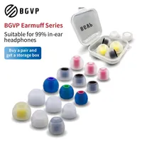 BGVP A Pair Of In-Ear Headphones Skin-Friendly Material Silicone Case Single-Section Set Of Earphone Replace Eartip  Accessories