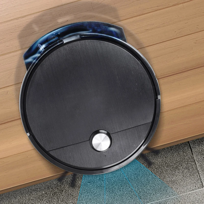 Robotic sweeper with water tank, anti-tangle, slim, low noise, perfect for pet hair, hard floors and daily cleaning