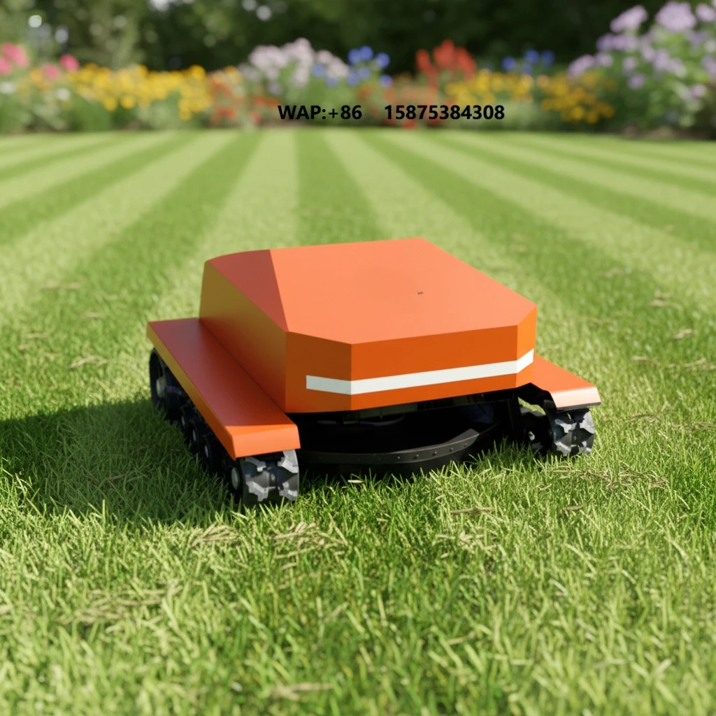 Garden Crawler Grass Cutter Multi-functional Self-propelled Lawn Mower Remote Control All-terrain Robot Industrial Grade 22HP
