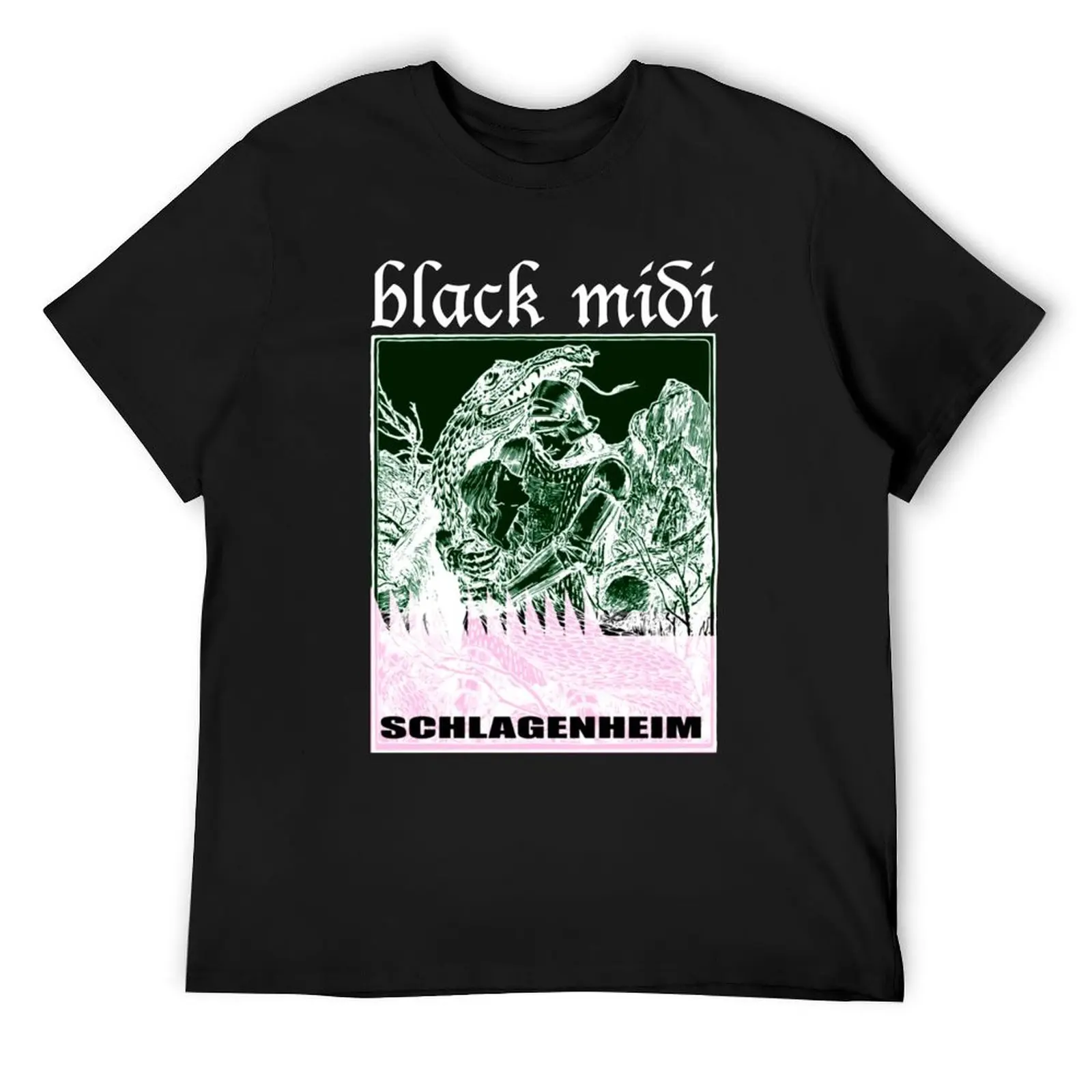 Black Midi Schlagenheim T-Shirt tshirts personalised funny gifts t shirts for men pack