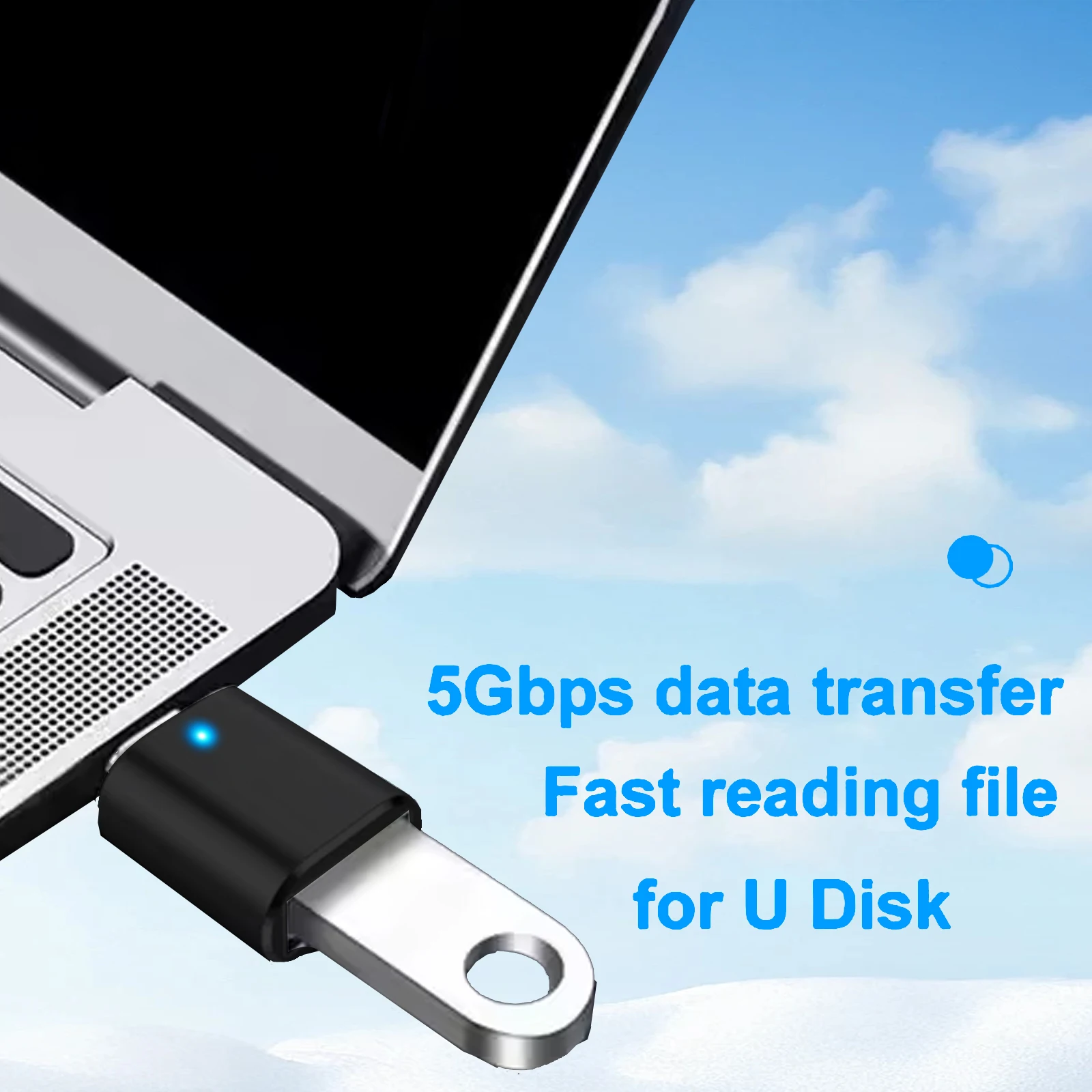 5 adaptadores USB-C: USB 3.0 OTG, micro USB a USB-C, para teléfonos inteligentes, ordenadores portátiles, PC y más
