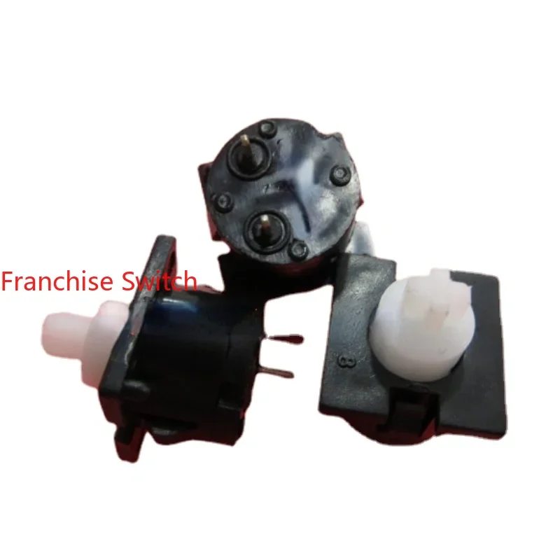 

10PCS Computer Key Switch White Head Reset Micro