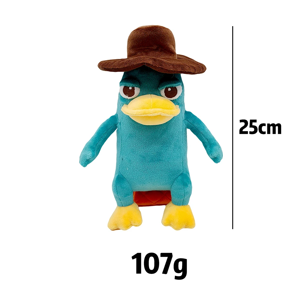 Cartoon Perry The Platypus Plush Toys Soft Doll Stuffed Animals Duck Plush Toys for Boys Girls Christmas Birthday Gifts