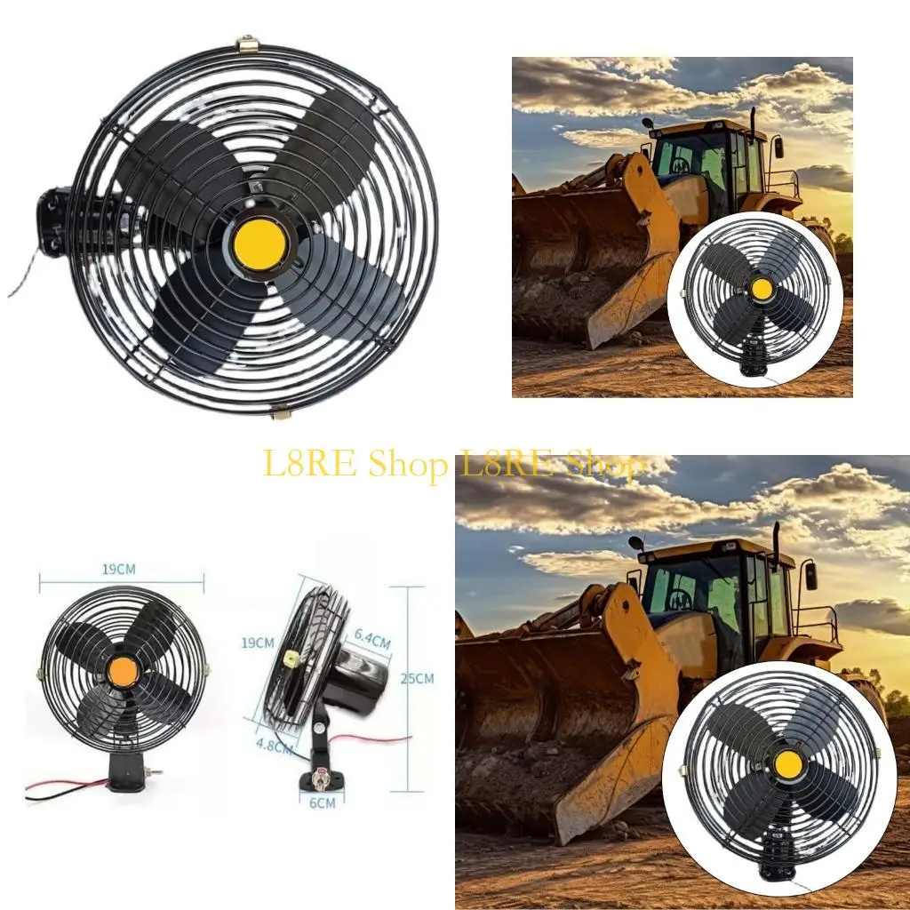 

L8RE CHOOTING FAN с дизайном энергосбережения для Auto Marine Использовать металлический автомобиль вентилятор