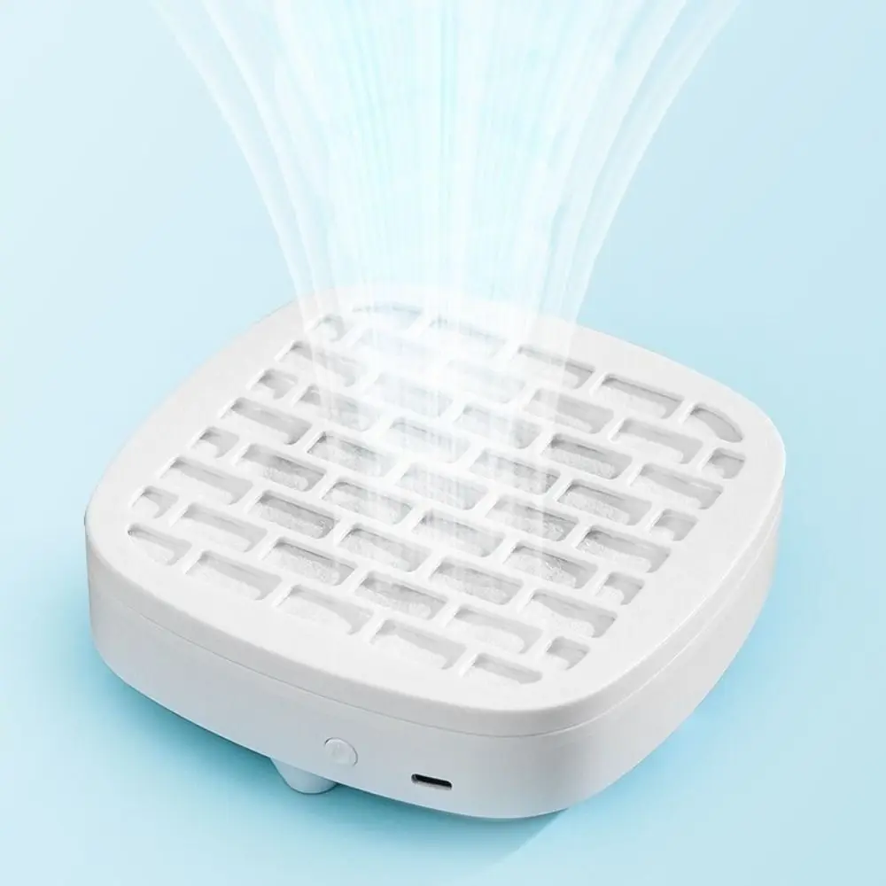 Aspirador de uñas de alta succión, potente filtro de polvo USB, Mini aspirador de uñas, descarga y molienda