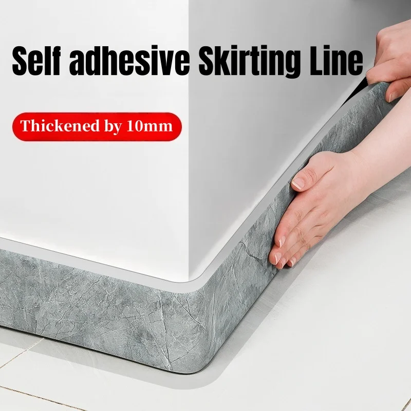 

Waterproof Enclosure Self Adhesive Skirting Line Scalable Thick Foam Anti-collision Wall Stickers Decoration Kid's Corner Line