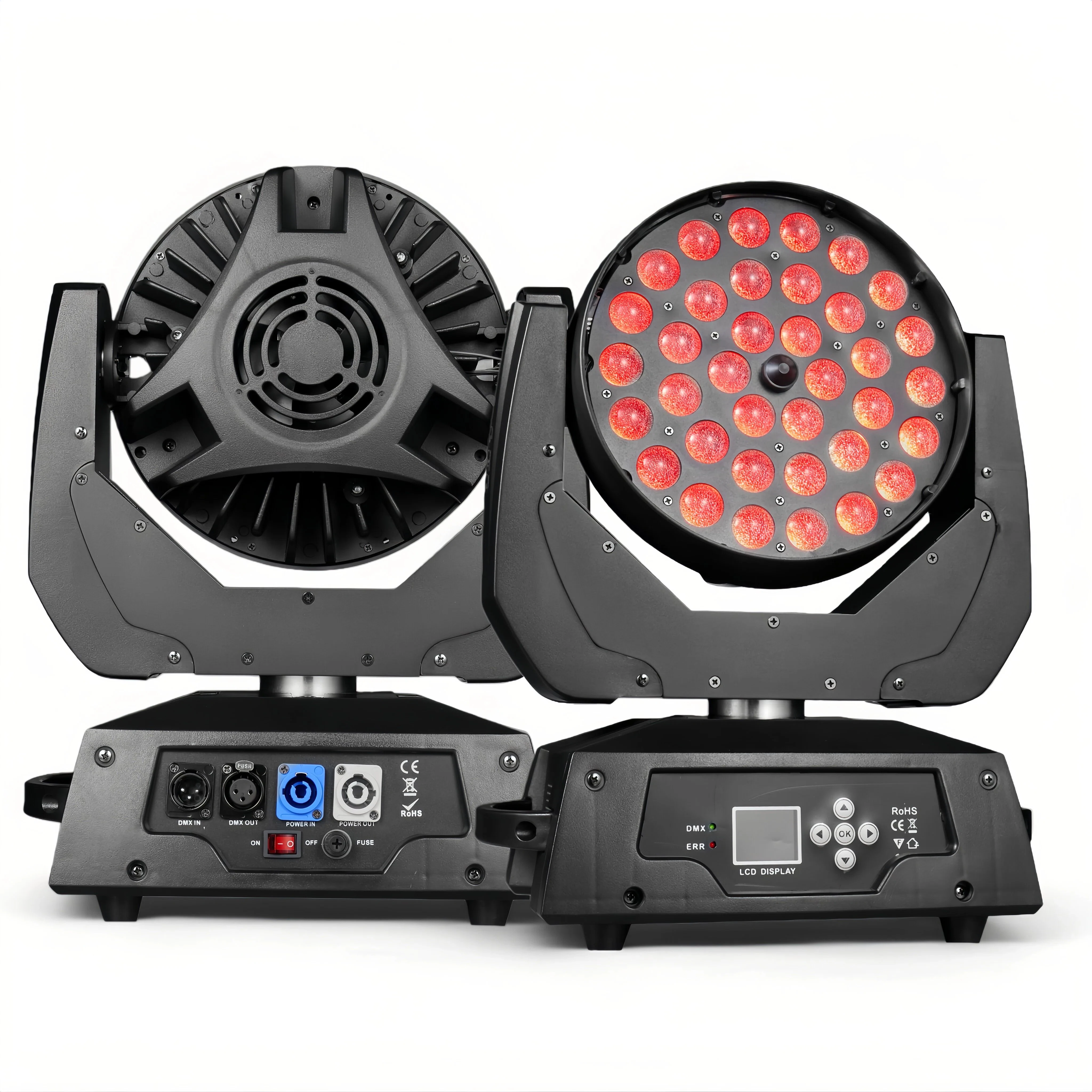 

36x18W LED Zoom Wash Moving Head Lighting light Disco Party Wedding Club Bar DMX512 LED Beam Wash Effect light Stage Event Show