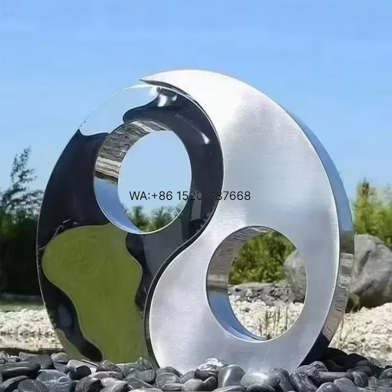Wmwmnu Factory Custom Metal Abstract Statue Stainless Steel Sculpture for Outdoor Decoration