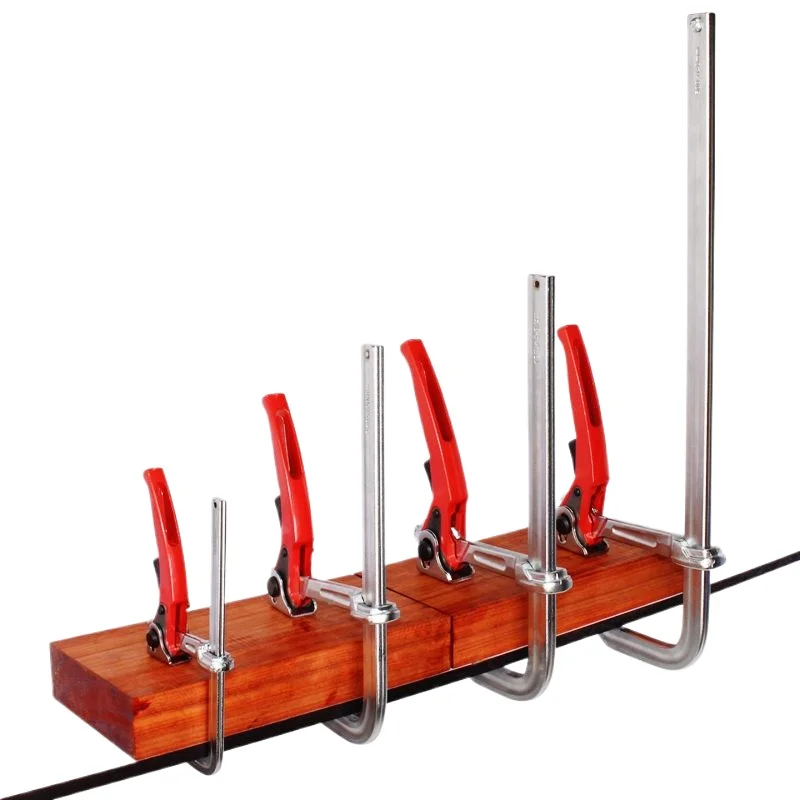 2pcs-160x80mm-quick-guide-rail-ratchet-clamp-woodworking-f-clamp-quick-clamping-for-mft-and-guide-rail-system-hand-tools