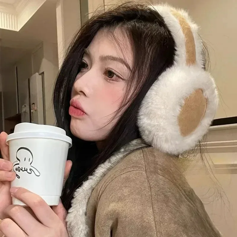 1-3PCS 우아한 여성 겨울 귀마개 플러시 접이식 부드러운 귀 따뜻하게 유지하는 액세서리 캐주얼 활동을 위한 야외 추운 날씨용