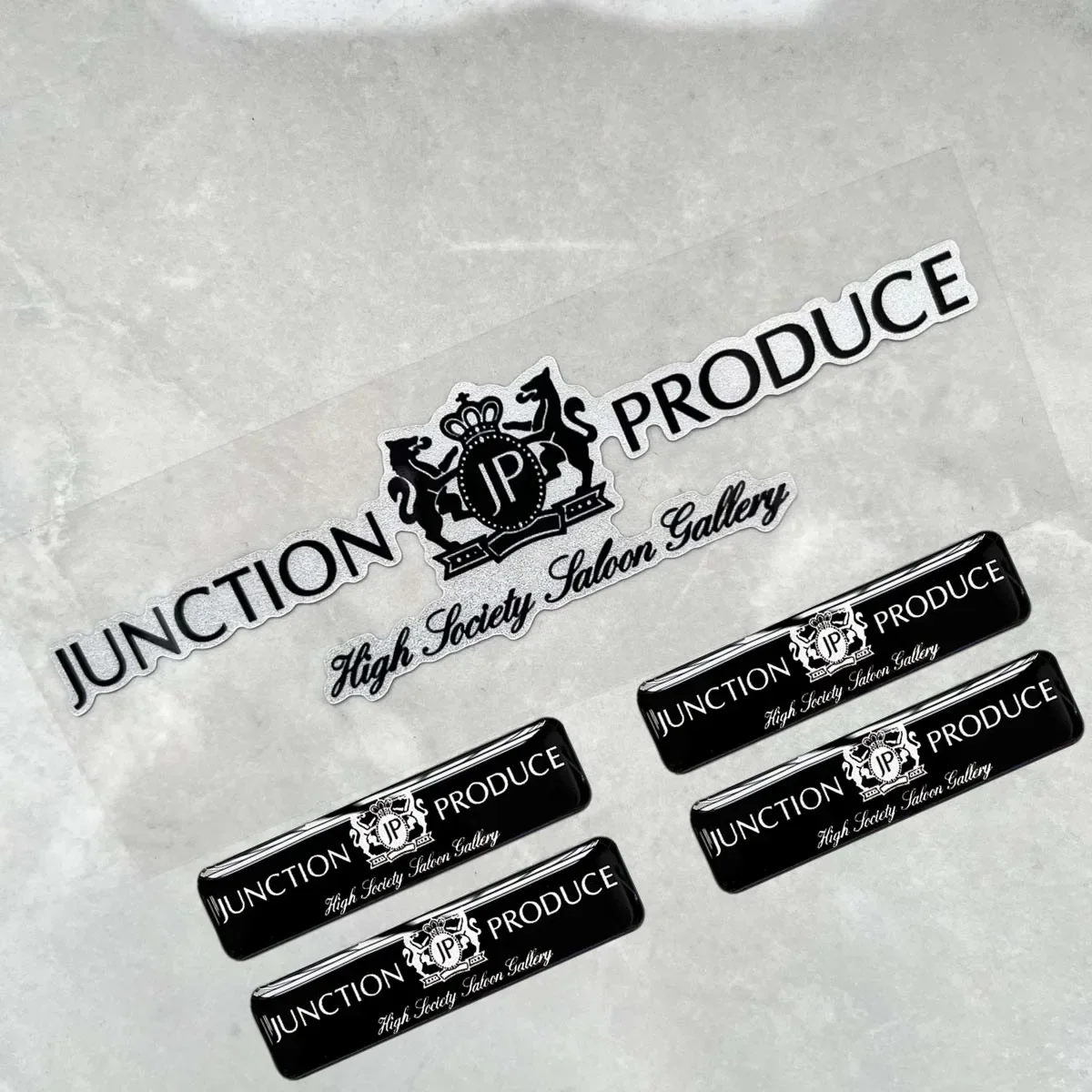 Autoaufkleber Junction Produce Aufkleber Epoxid Aufkleber Instrumententafel Dekoration Reflektierender Türgriff Motorradbeschriftung