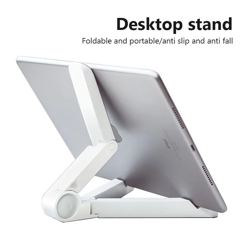 

Universal Foldable Tablet Mobile Phone Stand Portable Holder for Catching up with Drama Live Triangular Lazy Bracket Heat Radiat