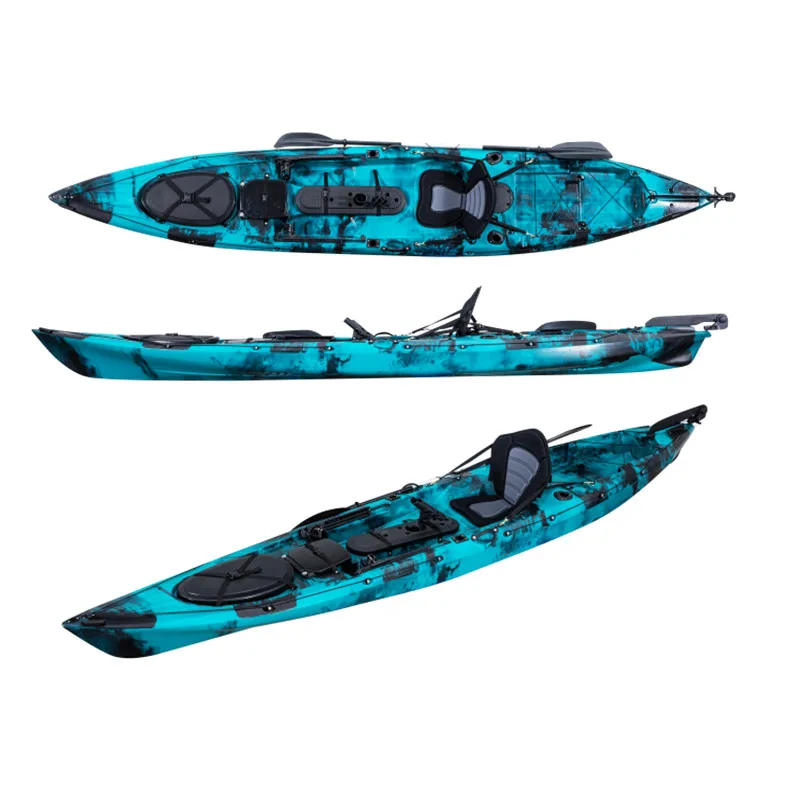Dace Pro Angler 4m Non‑Inflatable Pedal Kayak Seat Waterproof Single‑Seat For Sea Surfing Water Sports