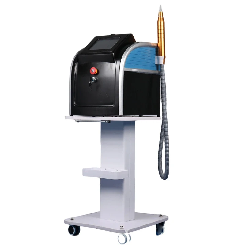 #Eyebrow Washing Machine Tattoo Removal Picosecond Blue Black Chassis 1064nm 532nm Black Face Doll