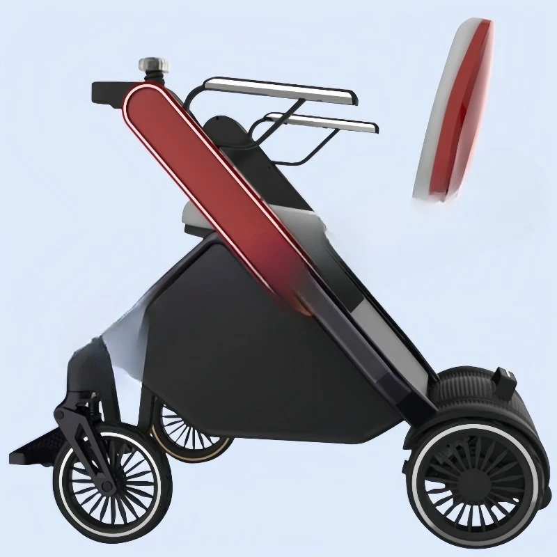

Senior Airlines' self-folding electric scooter brushless, portable design approved for disabled travel