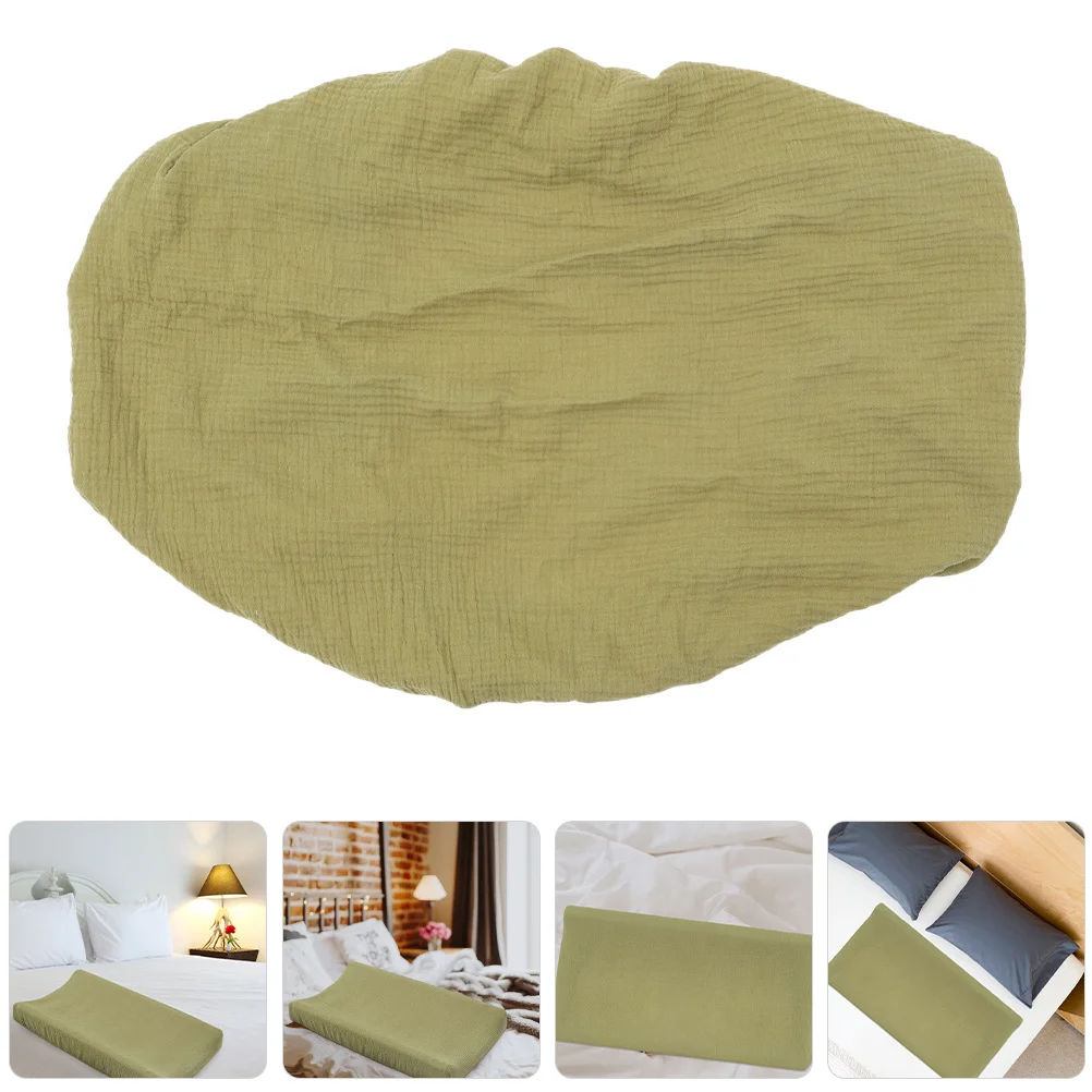 2 قطعة غطاء وسادة تغيير الموسلين لينة تنفس المجهزة الحضانة حفاضات تغيير غطاء الطاولة قابل للغسل بنين بنات #1